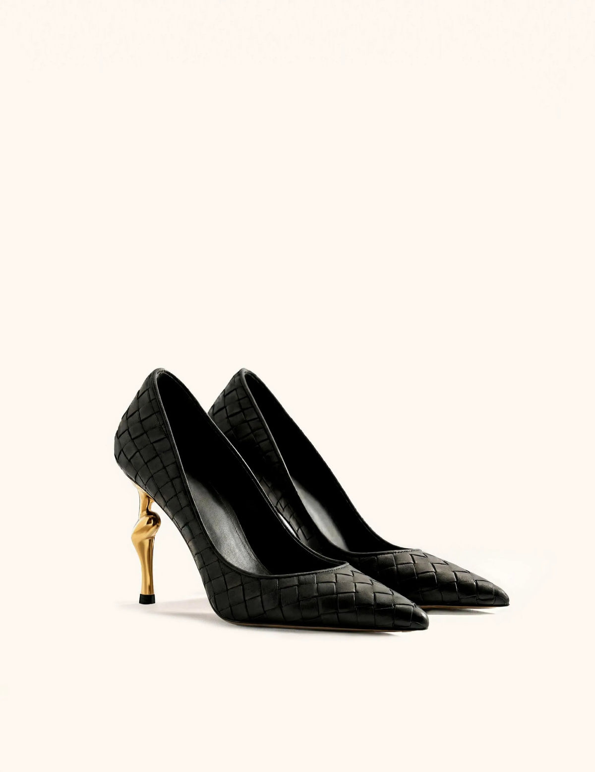 Hazel Woven Heels - Black