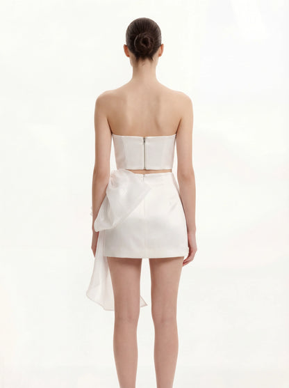 Sweetheart Bustier - White