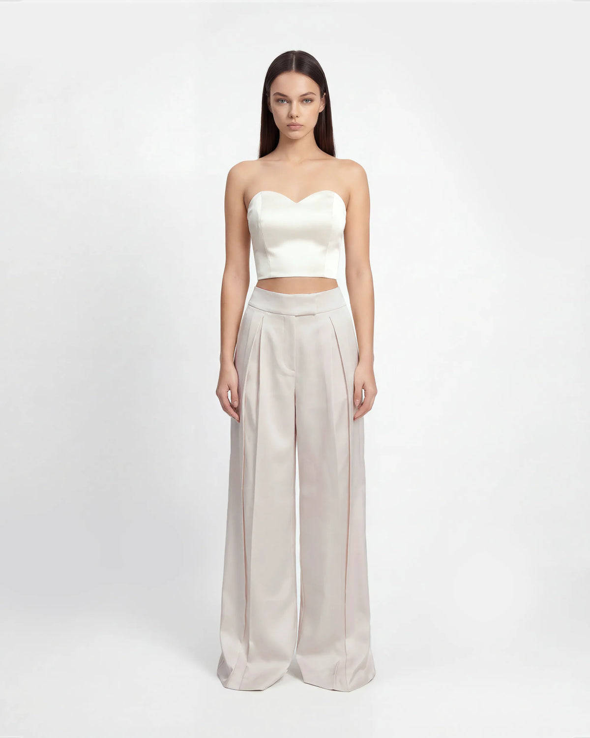 Sweetheart Bustier - White