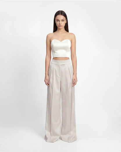 Sweetheart Bustier - White