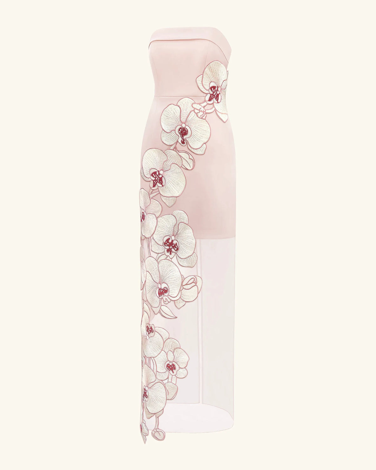 Orchid Embroidered Dress - Pink