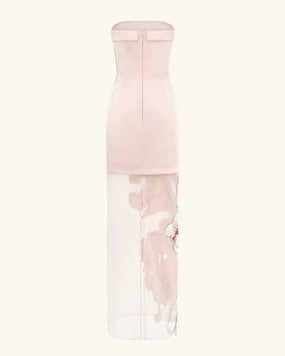 Orchid Embroidered Dress - Pink