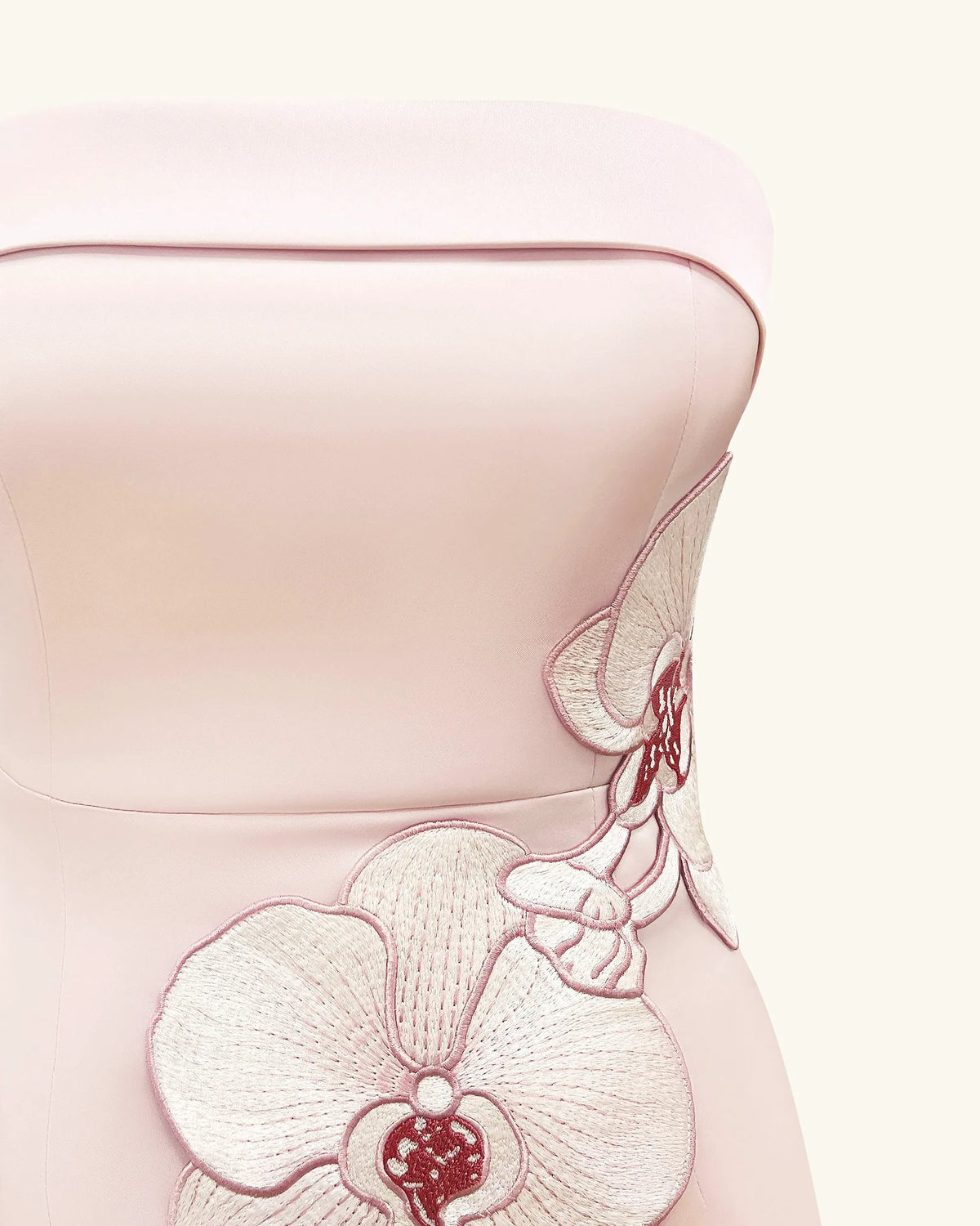 Orchid Embroidered Dress - Pink