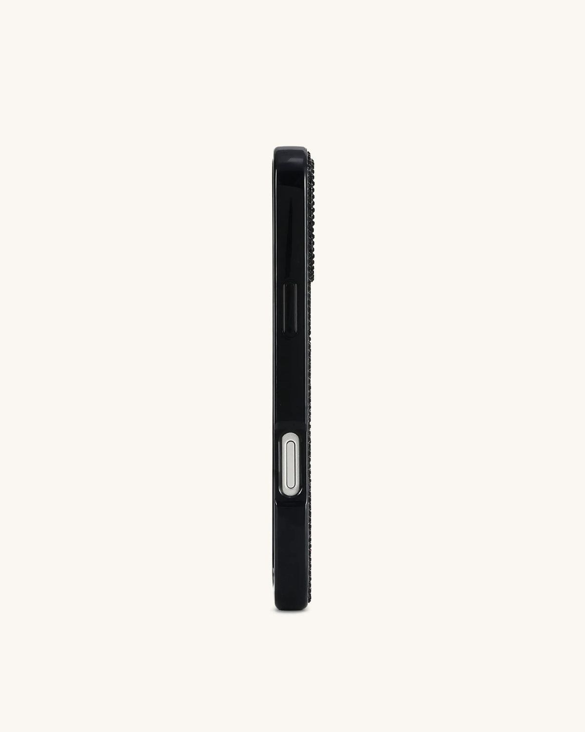 I Love Me Artificial Crystal Phone Case - Black