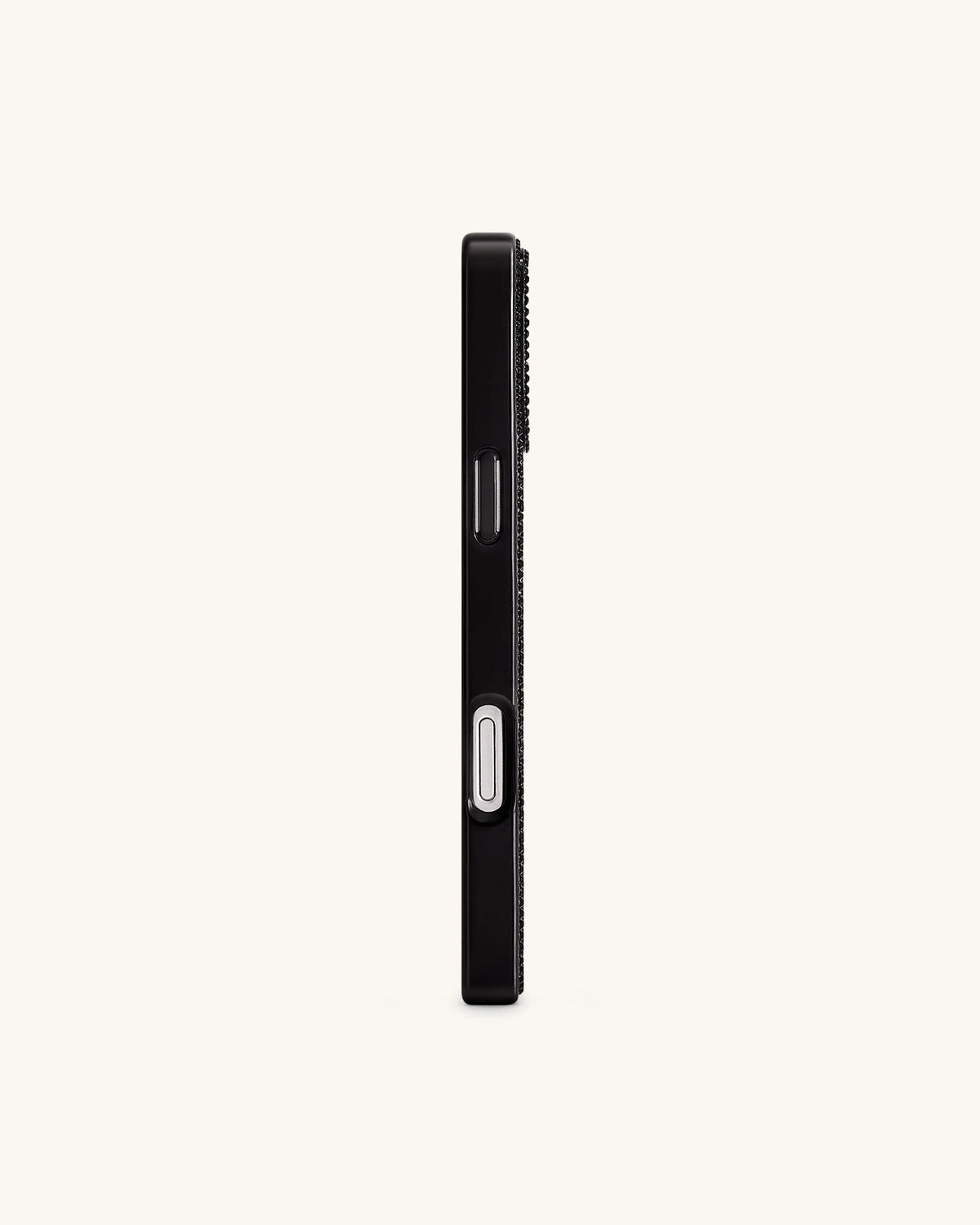 Olive Martini Artificial Crystal Phone Case - Black