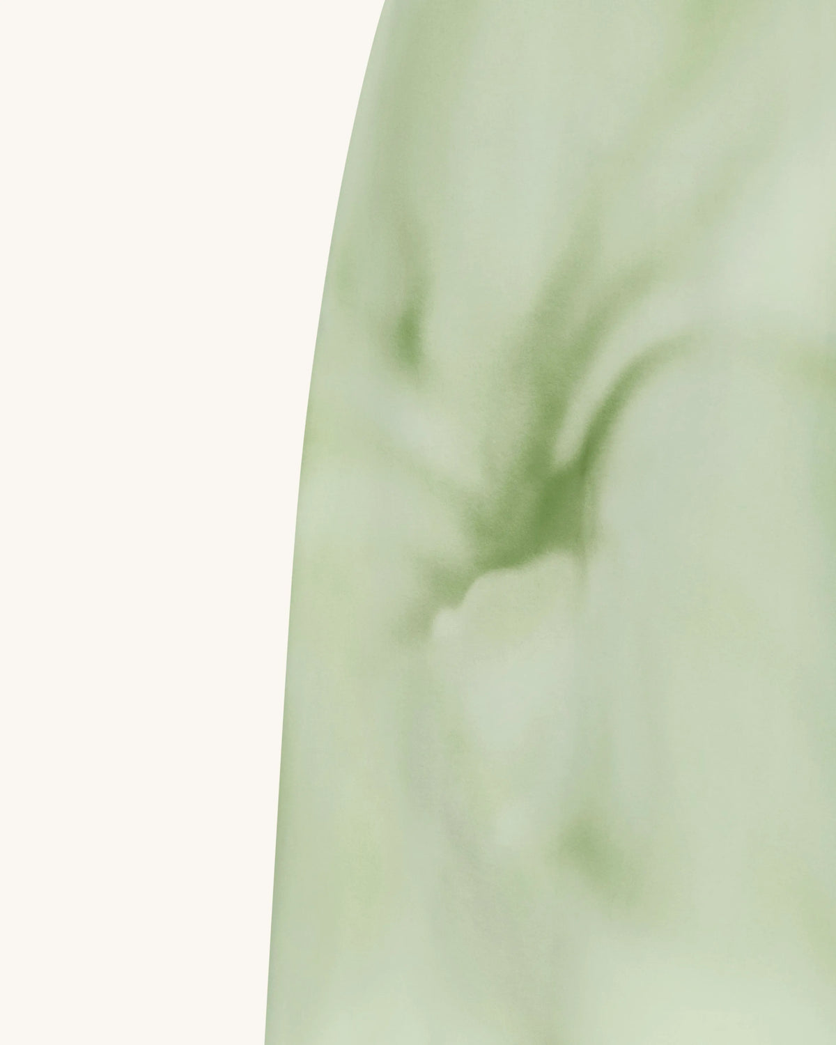 Watercolor Floral Print Strapless Maxi Dress - Green