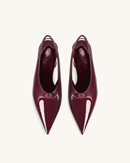 Vivovr High Heel Pumps - Burgundy