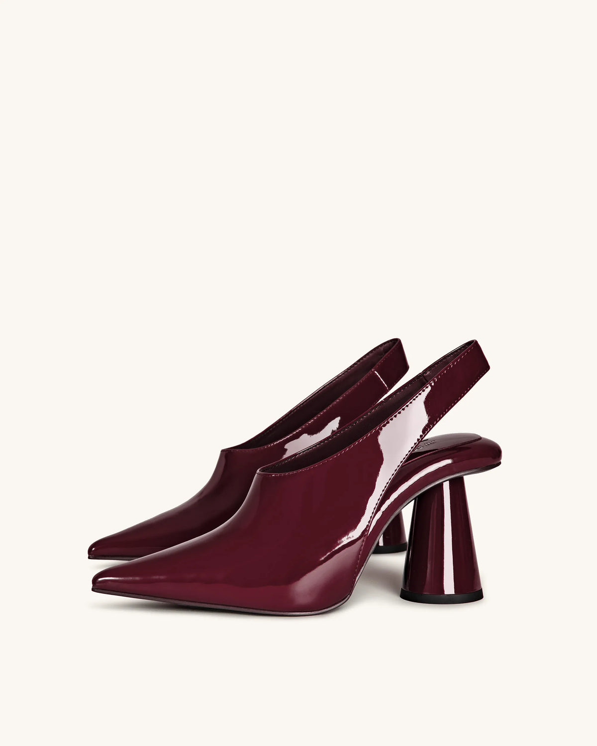 Vivovr High Heel Pumps - Burgundy