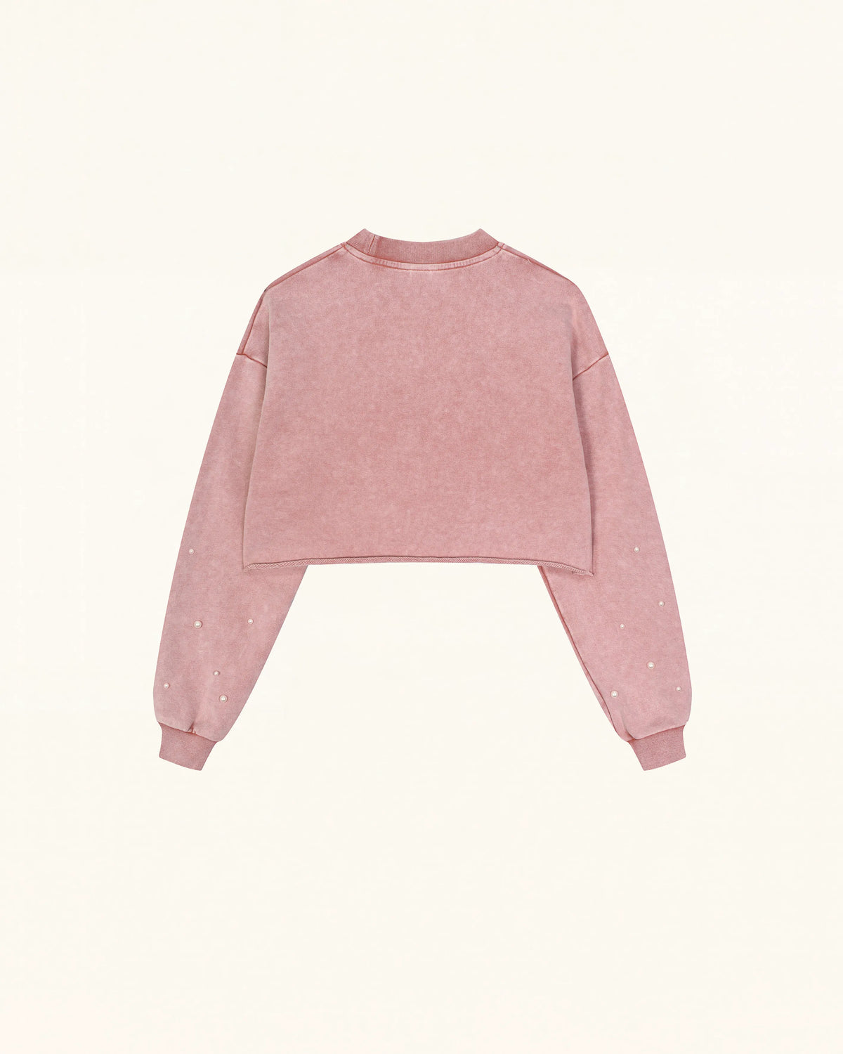 Sparkle Fireworks Cropped Sweatshirt - Bubblegum Pink