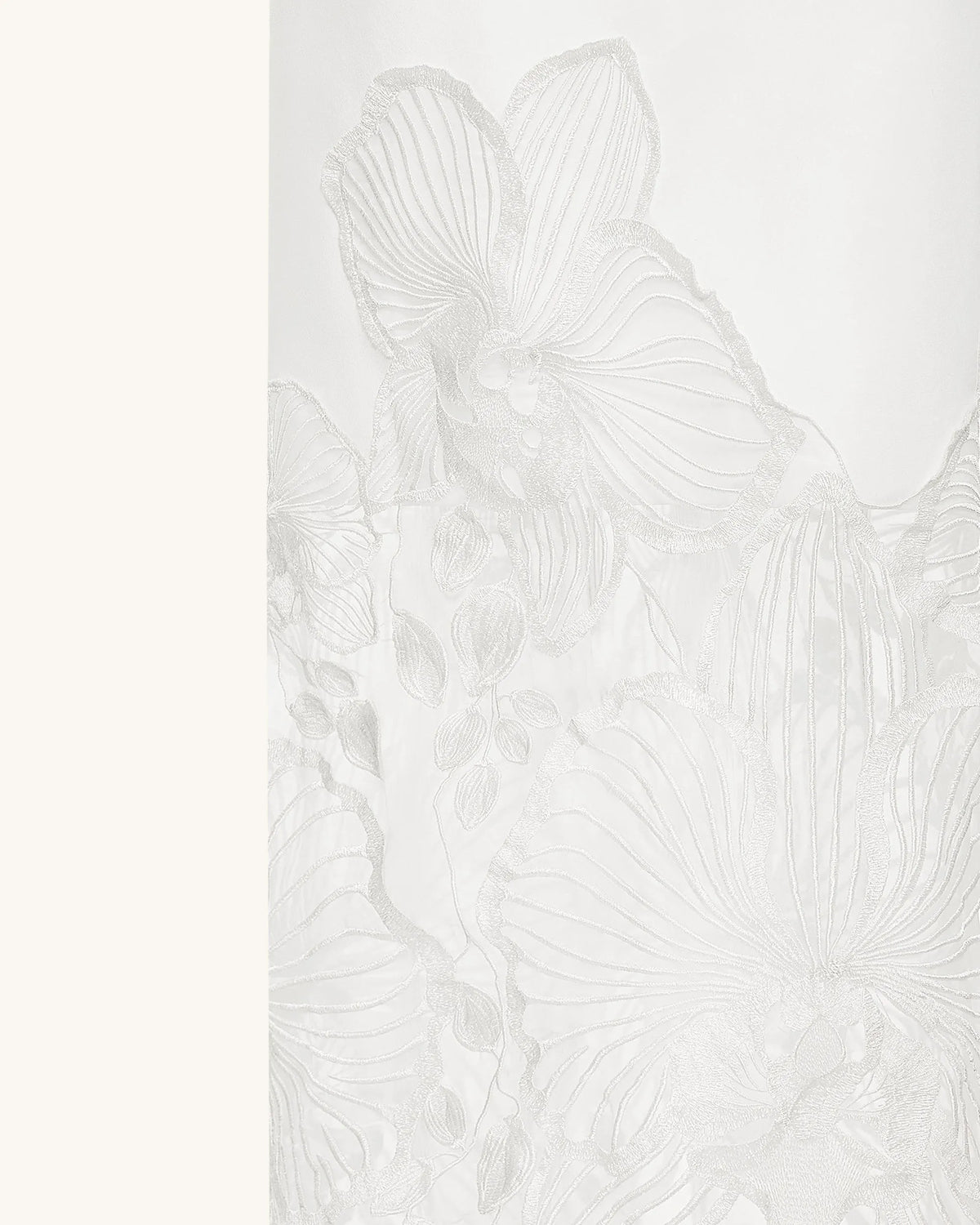 Orchid Embroidered Corset Dress - White