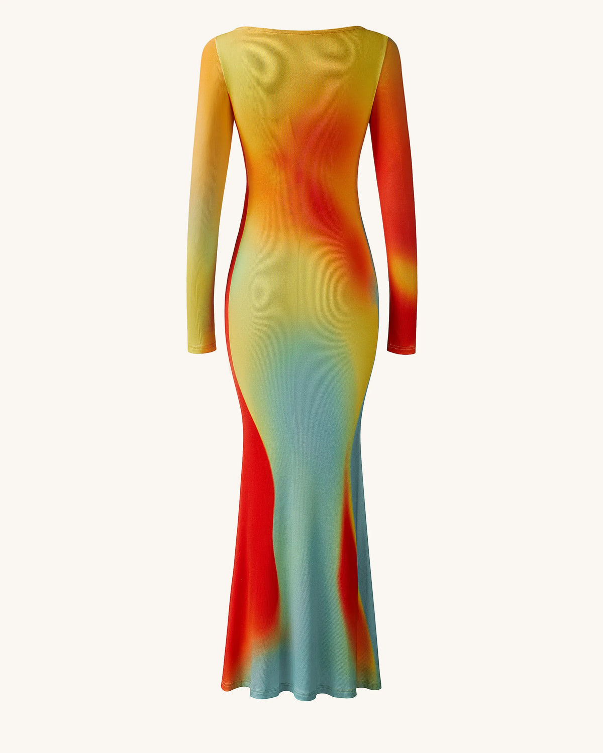 Lily Illusion Print Dress - Multicolor