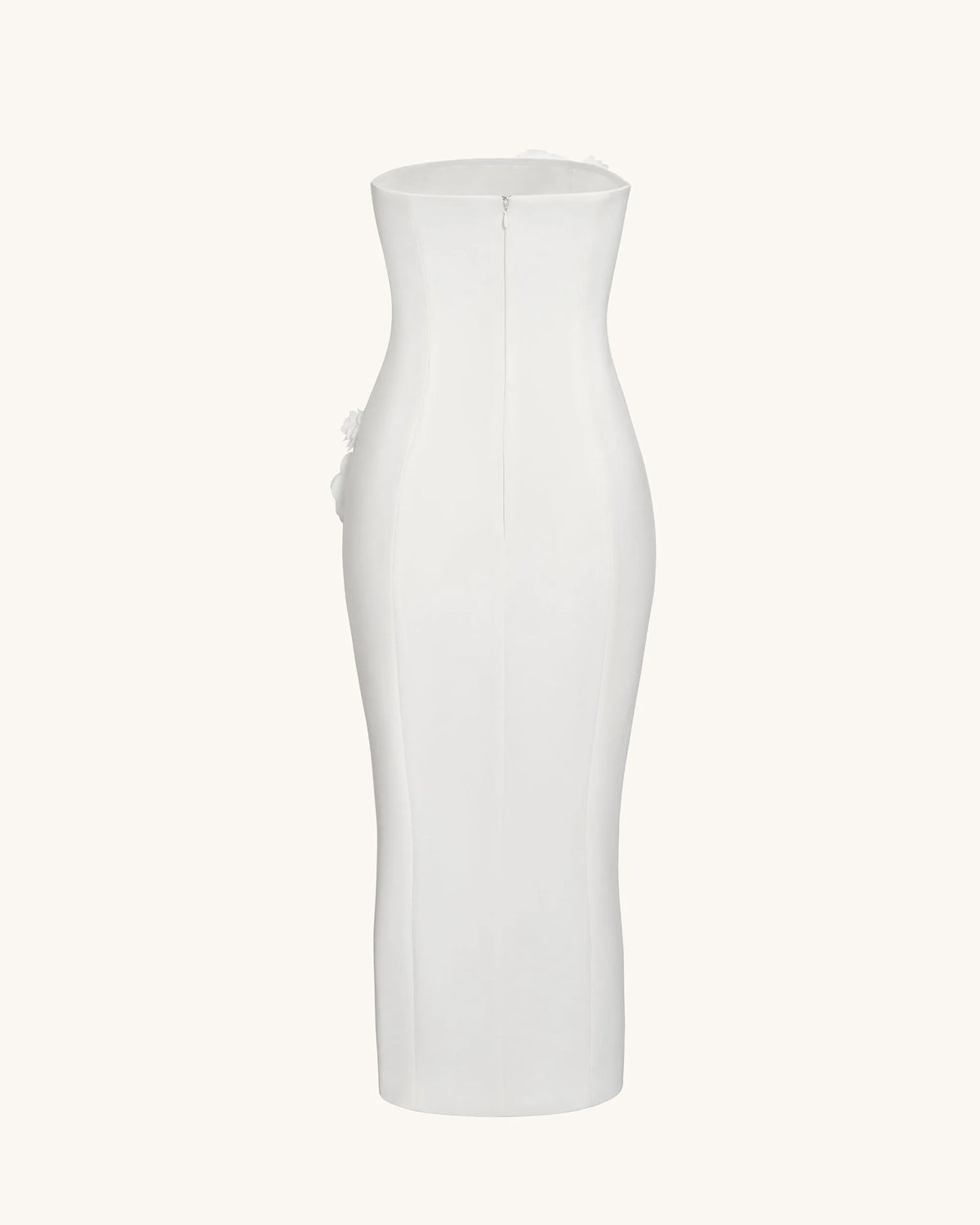 Petal Perfection Cocktail Dress - White