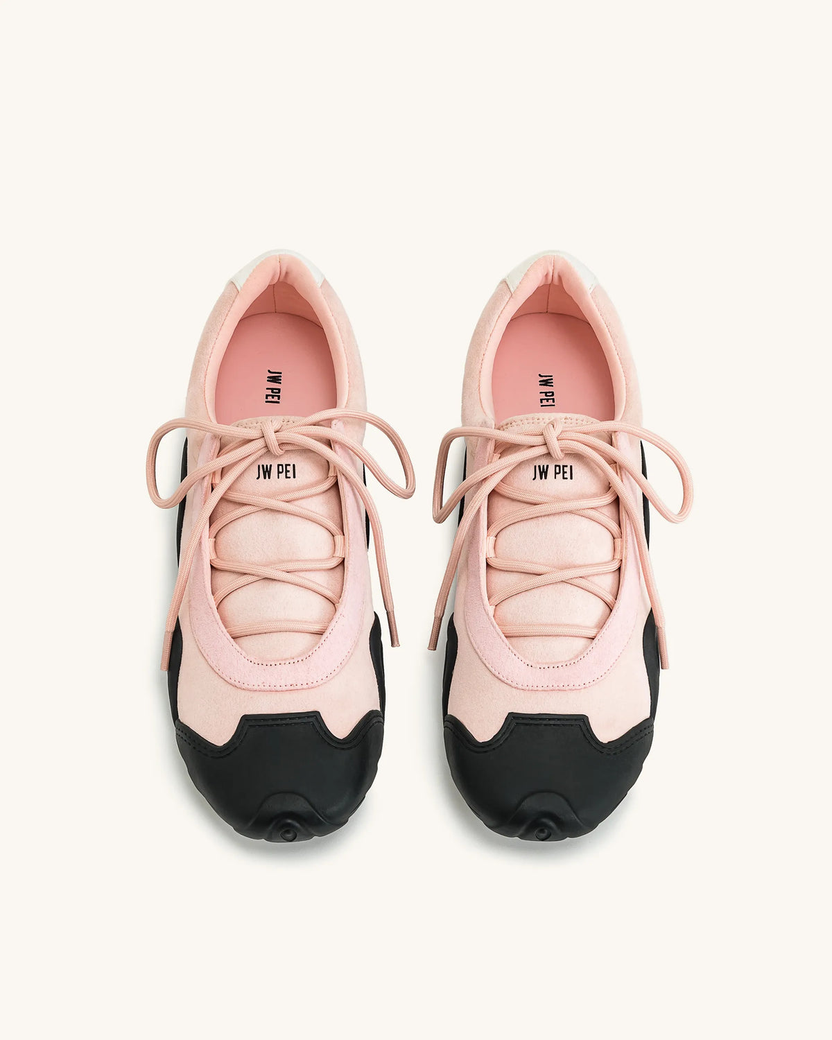 Caitlin Lace-up Ballerina Sneakers - Pink