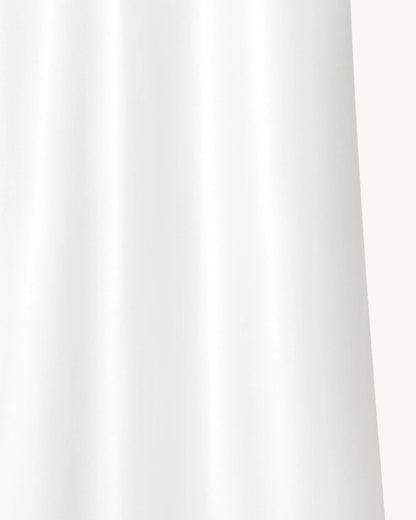 Liquid Satin Mermaid Maxi Skirt - White