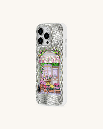 Ellie Floral Shoppe Phone Case - Multicolor White