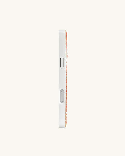 Orange Burst Bling Phone Case - Multicolor Orange