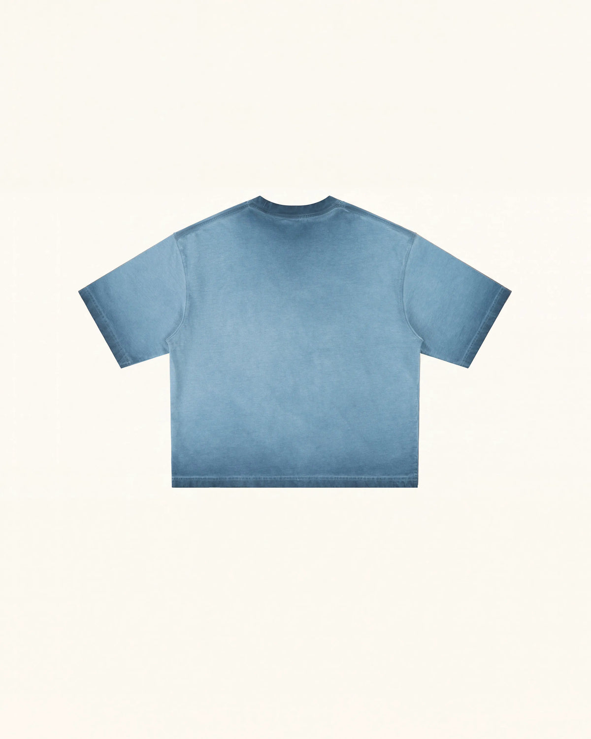 The Angelic Dripping Crystal Wings Tee - Acid Blue