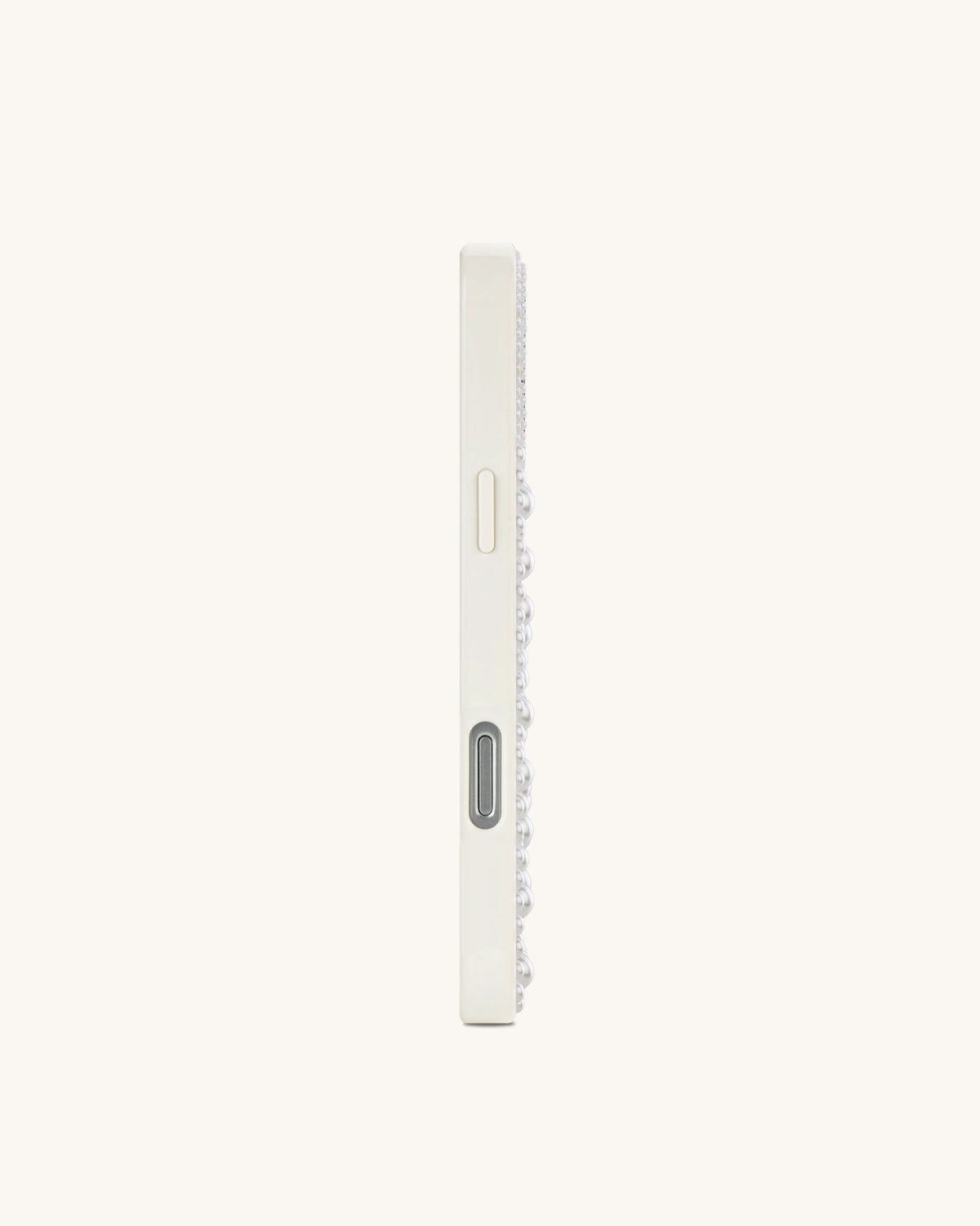 Pearl Orchid Floral Phone Case - White