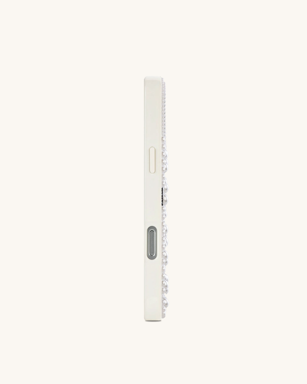 Zebra Star Pearl Phone Case - White