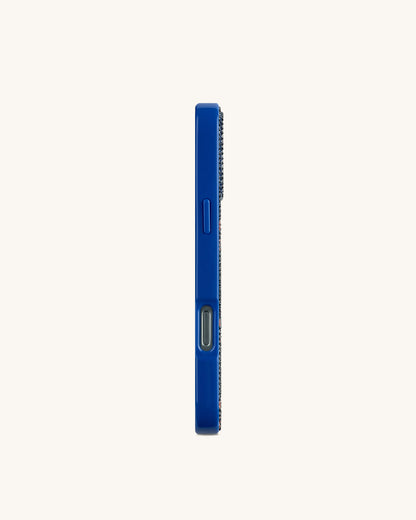 Starfish Rhinestone Phone Case - Blue