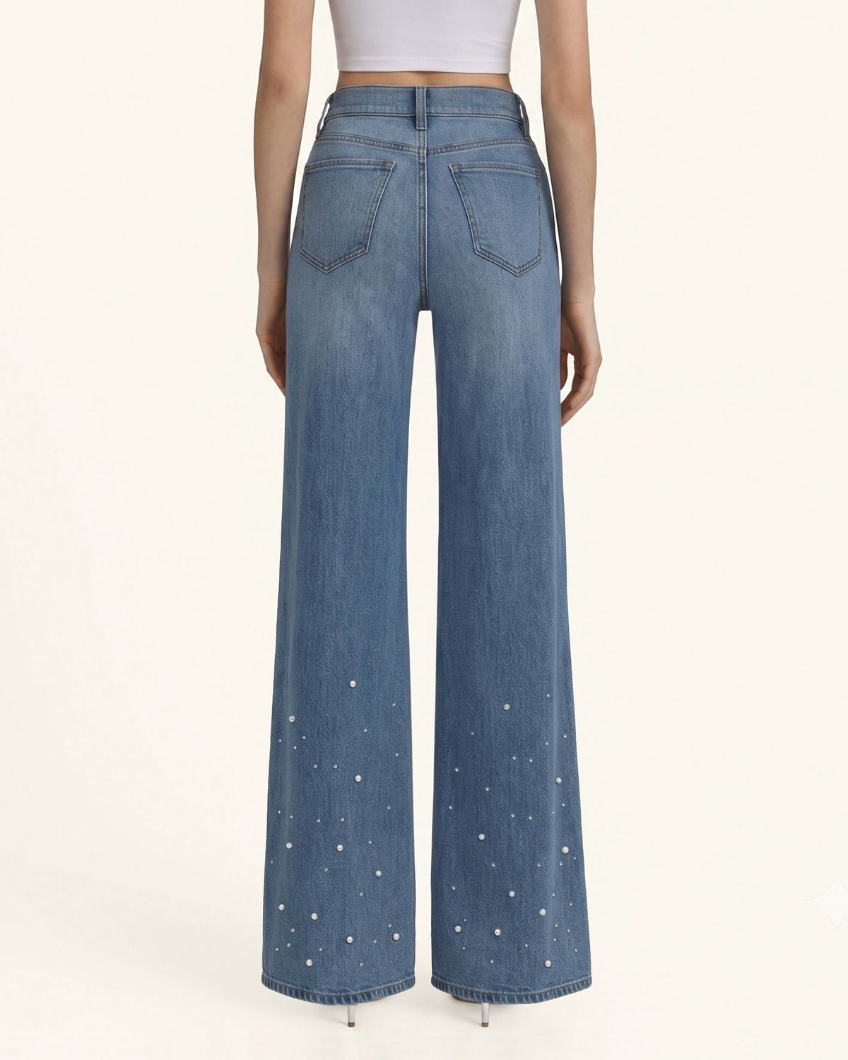 The Mermaid Shimmer Pearl Jeans - Dancing in The Moonlight